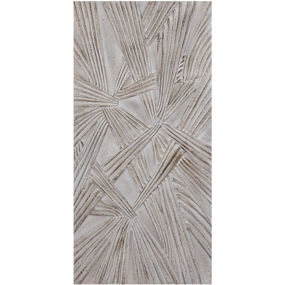 PTMD Wandpaneel Raihan - 80x3x160 cm - MDF - Creme afbeelding 1