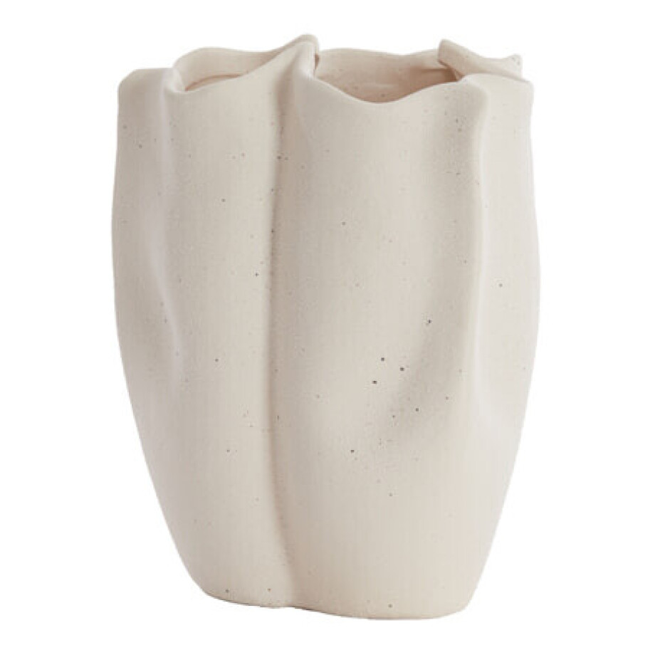 Light & Living Vaas 'Sanguli' Keramiek, 37cm, kleur Crème afbeelding 1