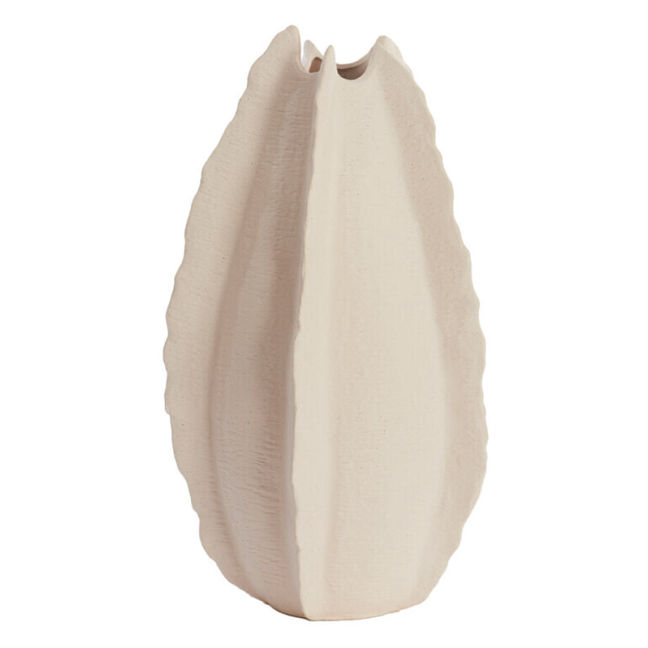 Light & Living Vaas 'Kelapa' Keramiek, 67cm, kleur Crème afbeelding 1