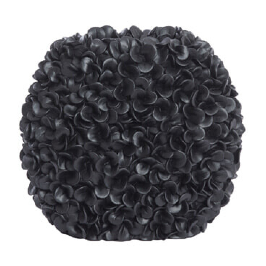 Light & Living Vaas 'Phylia' 28cm, kleur Mat Zwart Light & Living Vaas 'Phylia' 28cm, kleur Mat Zwart afbeelding 1