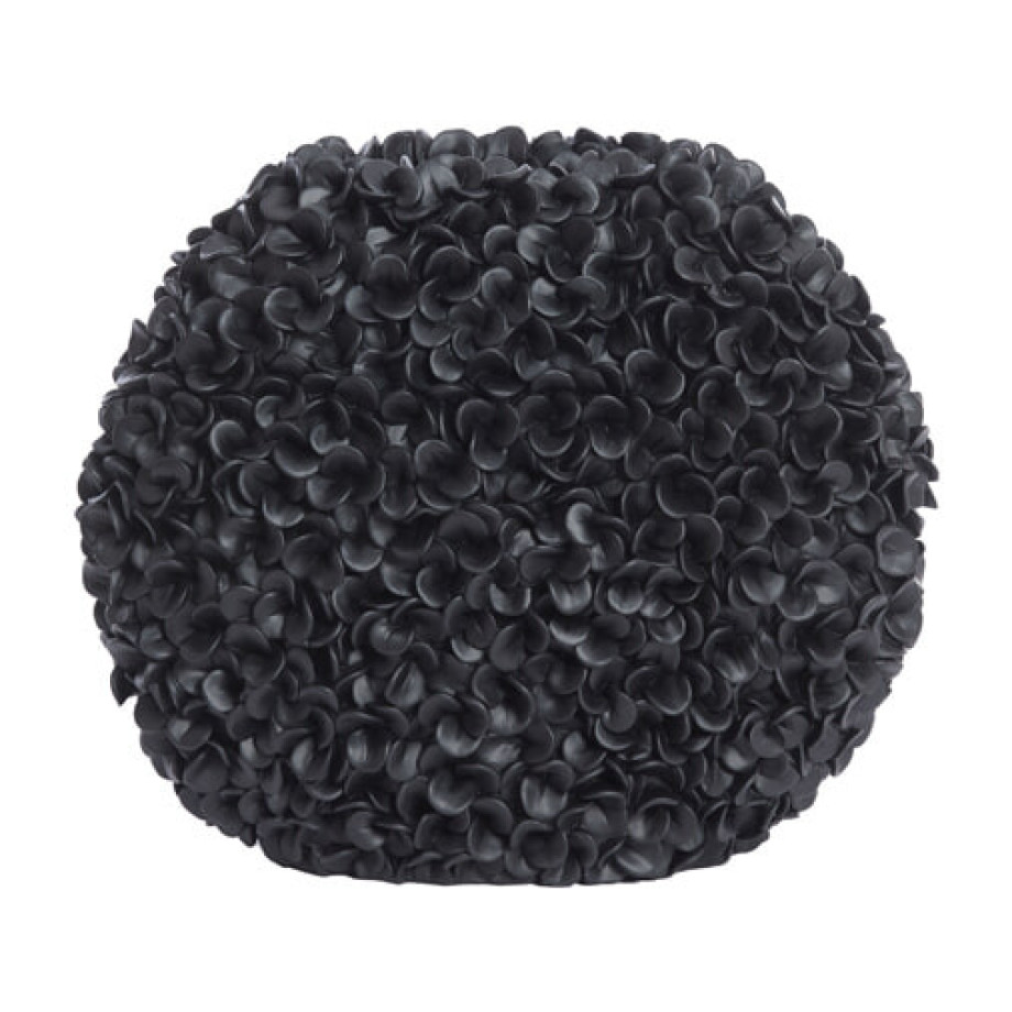 Light & Living Vaas 'Phylia' 38cm, kleur Mat Zwart afbeelding 1