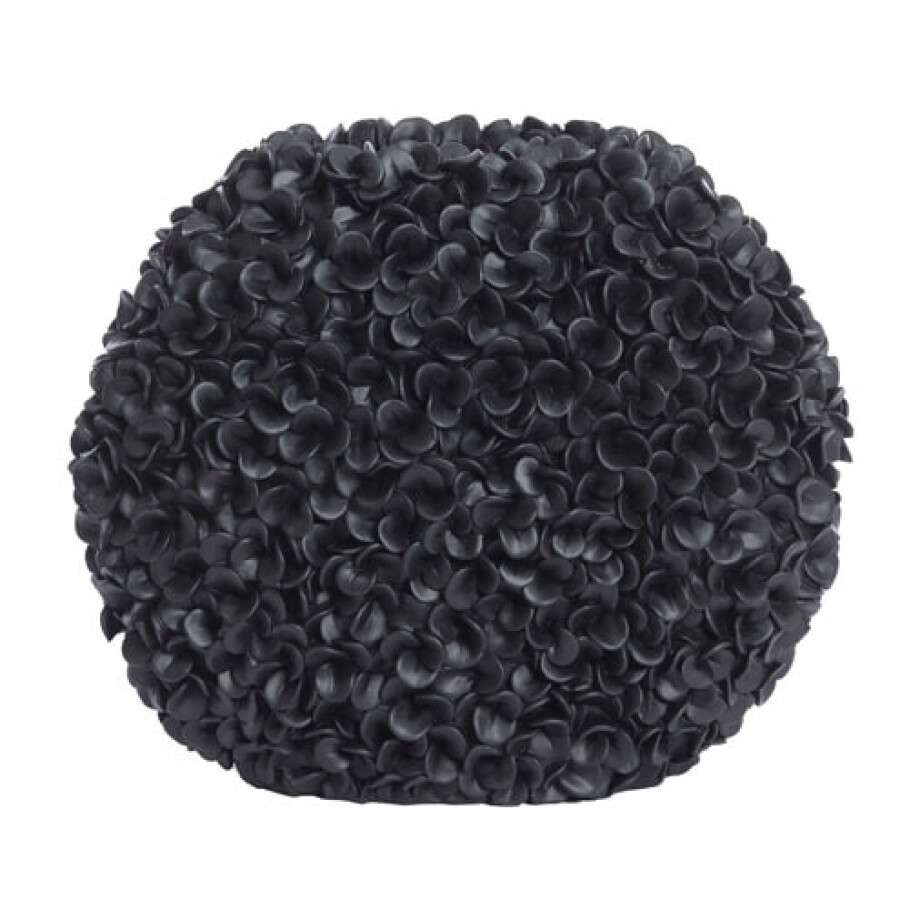 Light & Living Vaas 'Phylia' 39cm, kleur Mat Zwart Light & Living Vaas 'Phylia' 39cm, kleur Mat Zwart afbeelding 1