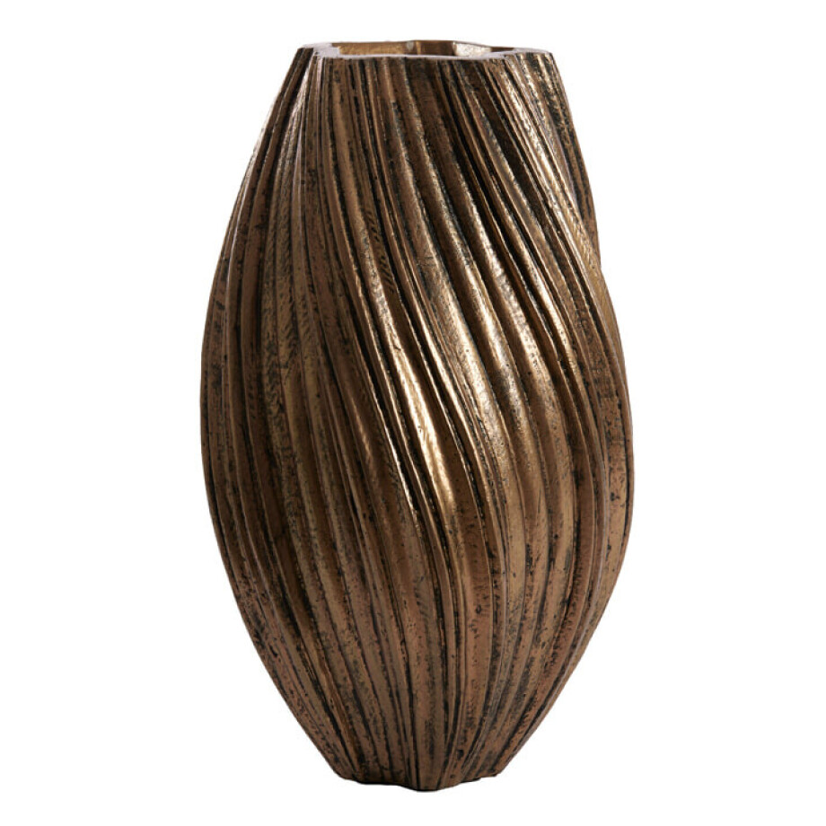 Light & Living Vaas 'Yatung' 52cm, kleur Antiek Brons afbeelding 1