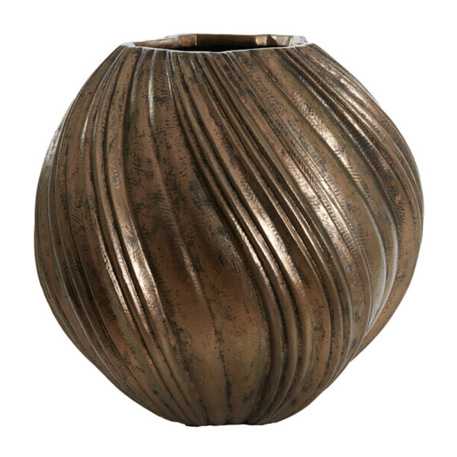 Light & Living Vaas 'Yatung' 60cm, kleur Antiek Brons afbeelding 1