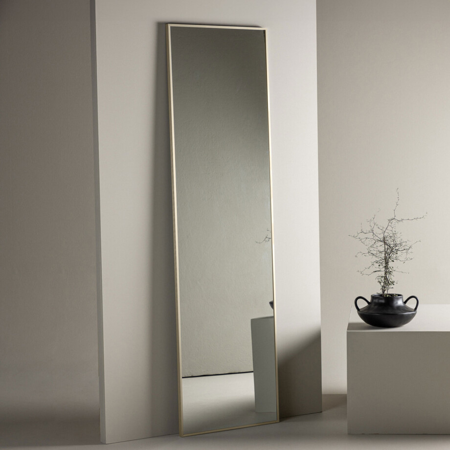 Nohr Spiegel 'Kimiko' 195 x 55cm, kleur Beige afbeelding 1