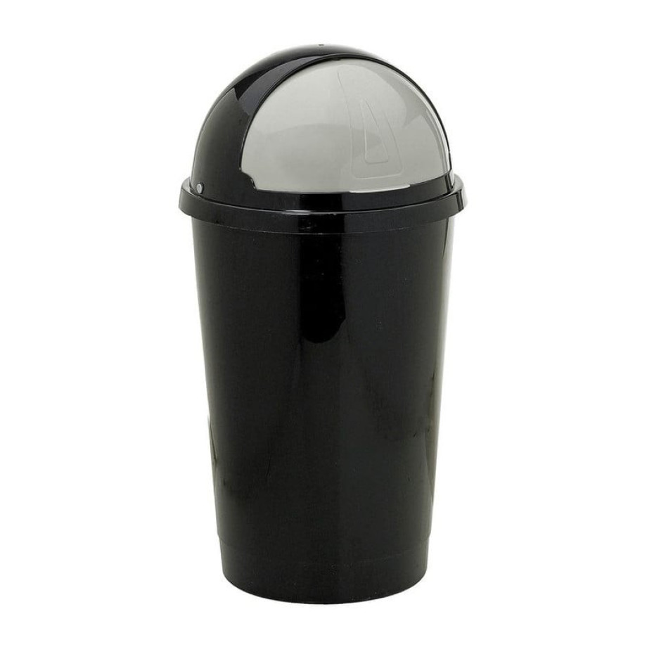 Afvalton bullit - 50 liter - zwart afbeelding 
