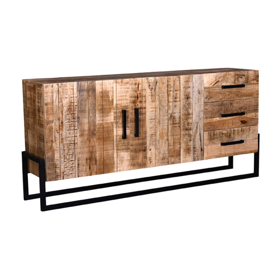 LABEL51 Dressoir 'Bolivia' Mangohout, 184cm afbeelding 1