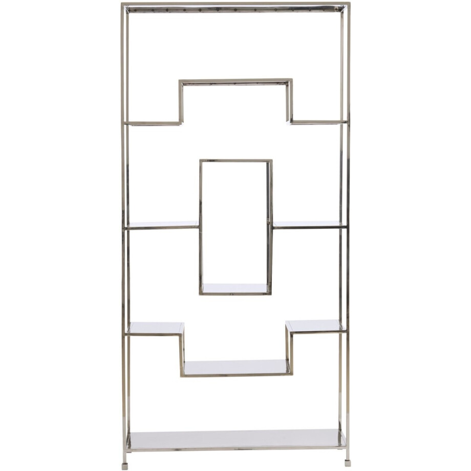 Light & Living - Kast open REZINA - 100x30x205cm - Grijs afbeelding 1