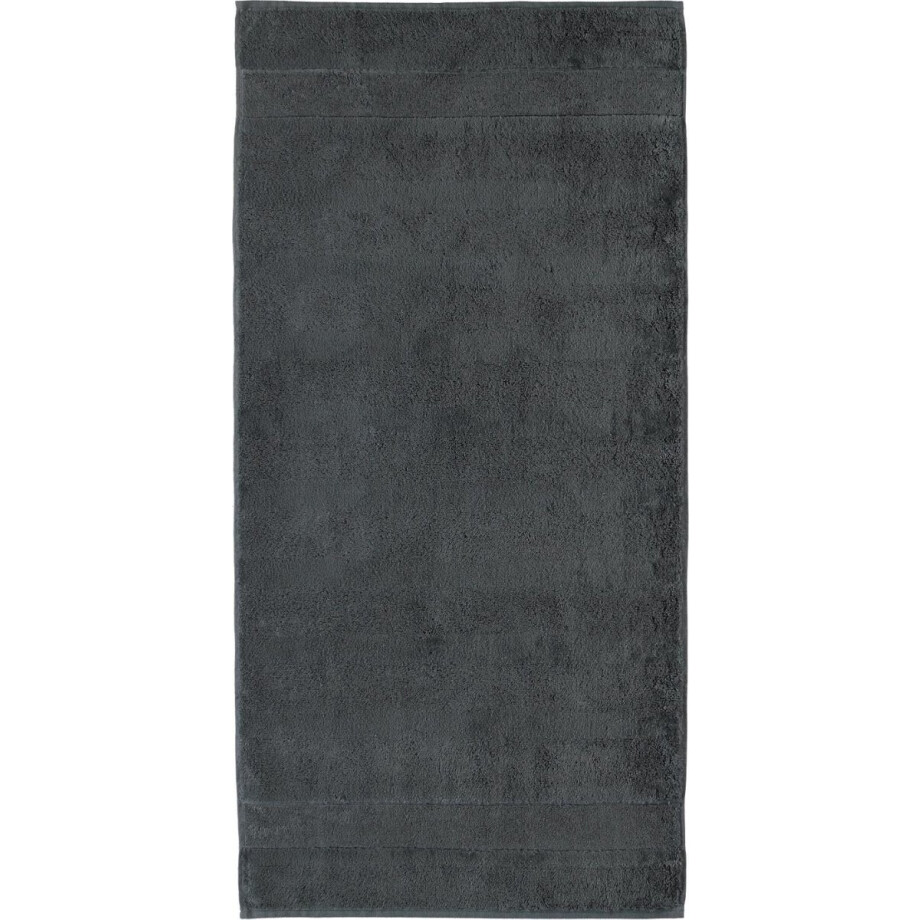 CAWÖ Noblesse² Uni Badhanddoek - Antraciet - 50x100 afbeelding 1