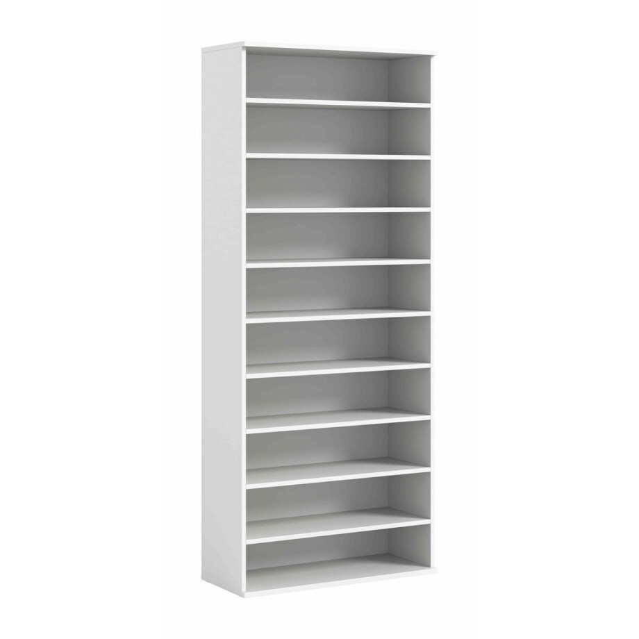 Projectxschoenenrek wit NB - 34x80x191cm Projectxschoenenrek wit NB - 34x80x191cm afbeelding 1