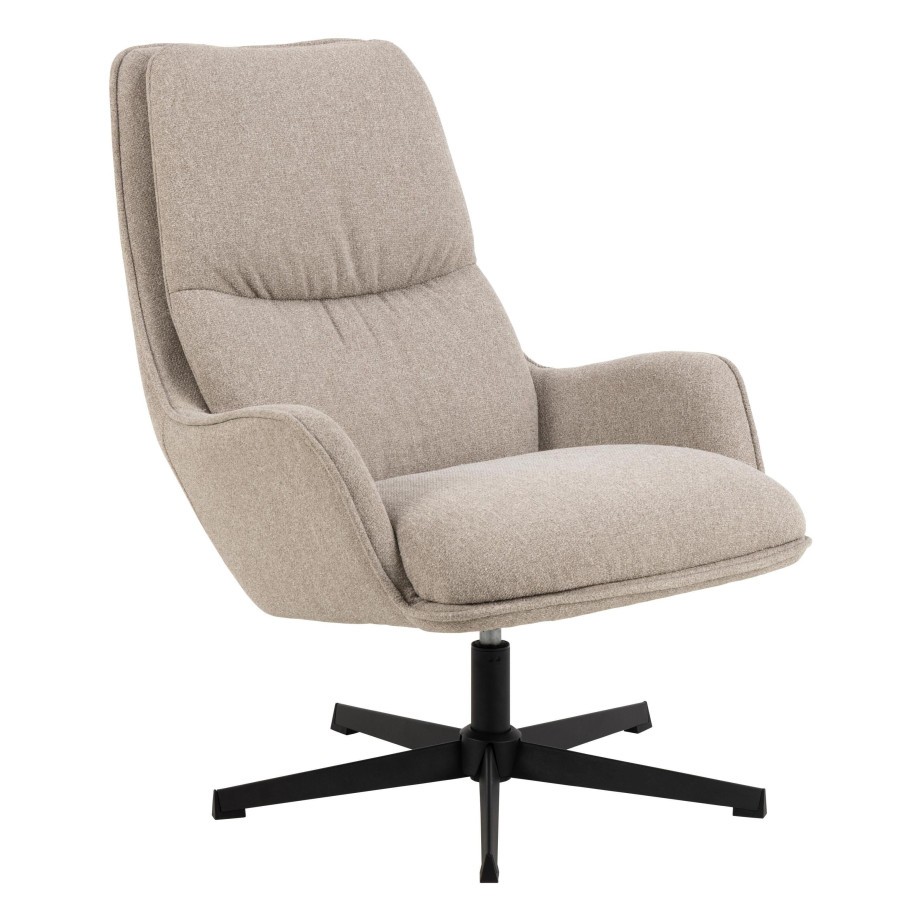 Bendt Draaifauteuil 'Damiano' kleur Beige afbeelding 1