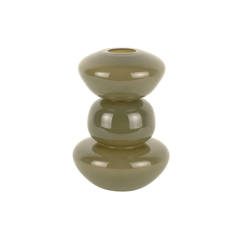 Vaas Bubbles glas handgemaakt | Present Time afbeelding 1