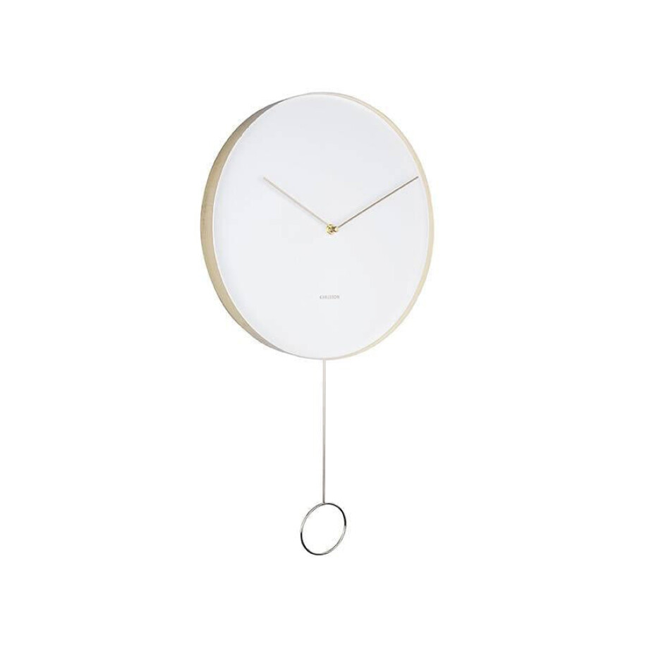 Wandklok met pendulum | KARLSSON afbeelding 1