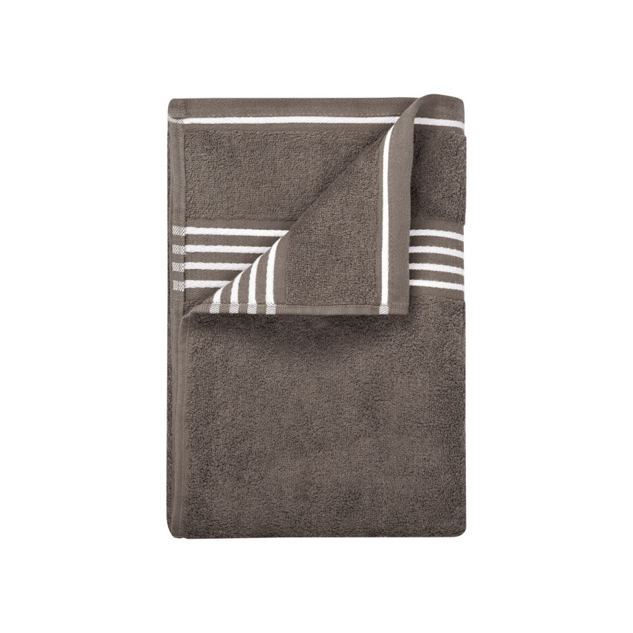 Gözze Badhanddoek Rio 70 x 140 cm (Taupe) afbeelding 1