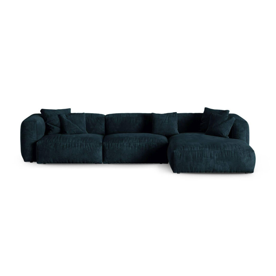 Modulaire hoekbank Martina rechts velvet | Micadoni Home Modulaire hoekbank Martina rechts velvet | Micadoni Home afbeelding 1
