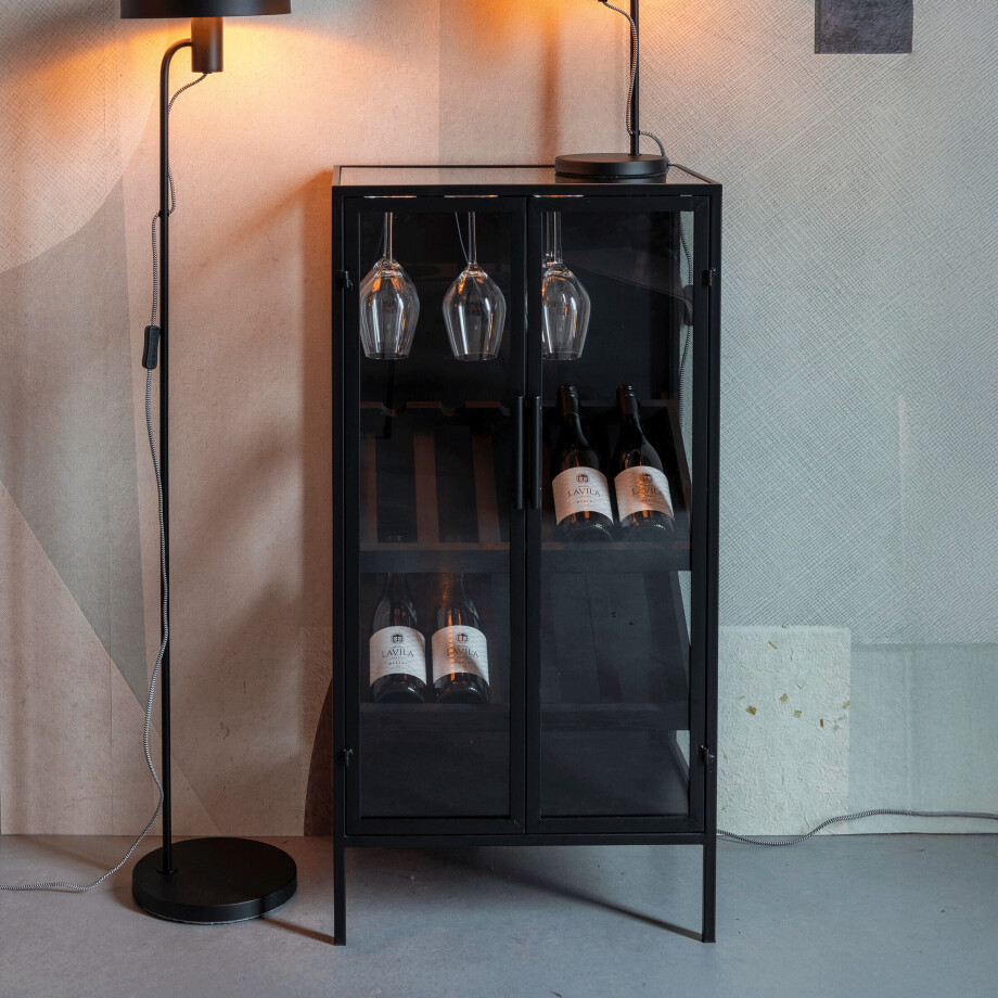 ZILT Wijnkast 'Erickson' Voor 10 flessen, 103 x 52cm ZILT Wijnkast 'Erickson' Voor 10 flessen, 103 x 52cm afbeelding