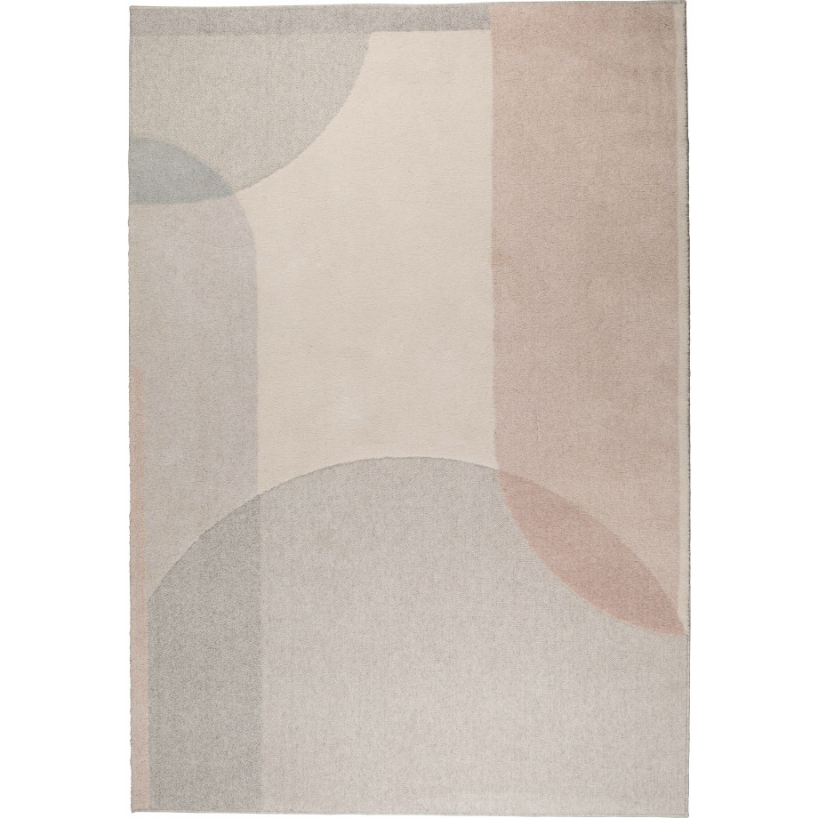 Zuiver Vloerkleed 'Dream' 160 x 230cm, kleur Naturel/Roze afbeelding 1