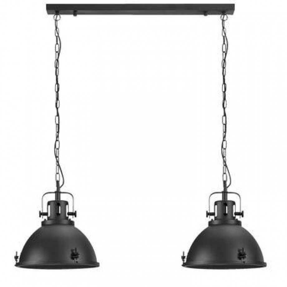Hanglamp Carlos - zwart - 120x90x38 cm - Leen Bakker afbeelding 1