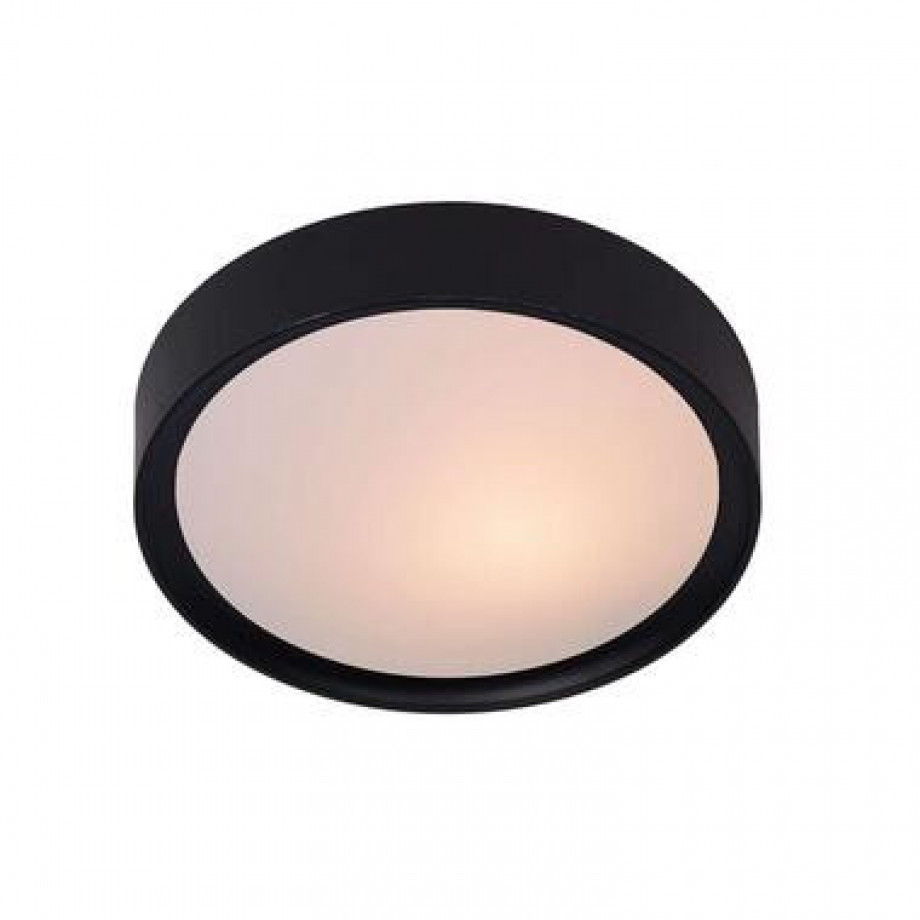 Lucide plafondlamp Lex - Ø36 cm - zwart - Leen Bakker afbeelding 1