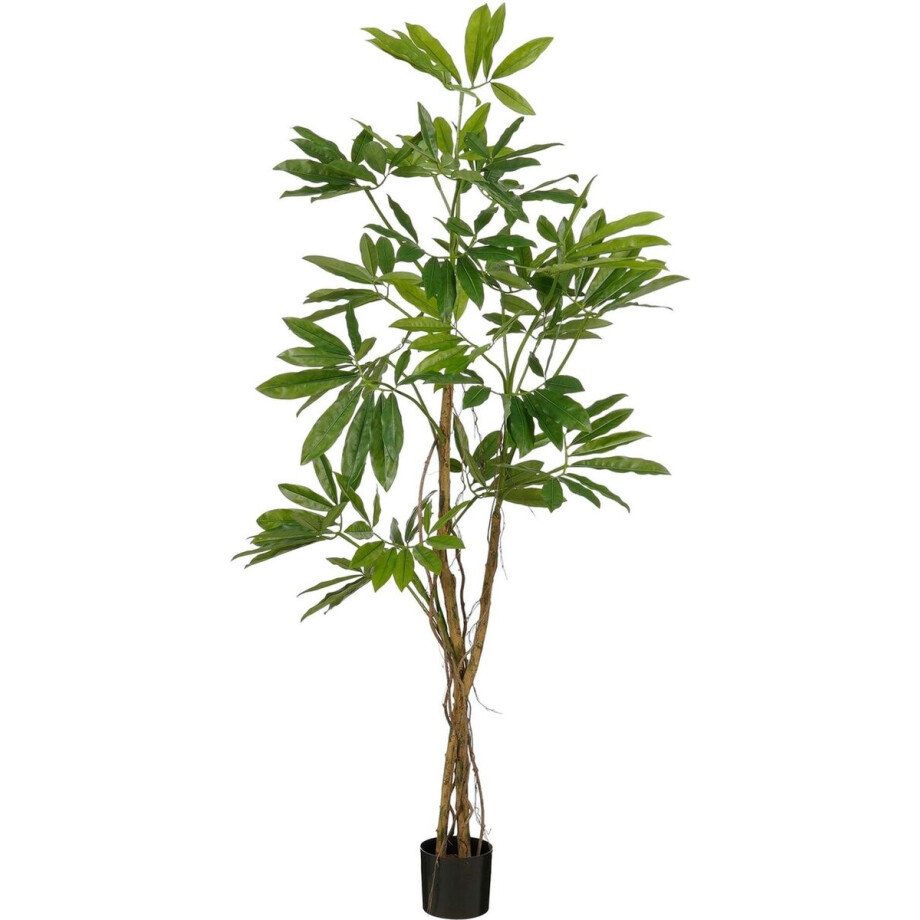 Mica Decorations Kunstplant Philodendron - 80x80x120 cm - Polyester - Groen Mica Decorations Kunstplant Philodendron - 80x80x120 cm - Polyester - Groen afbeelding 1