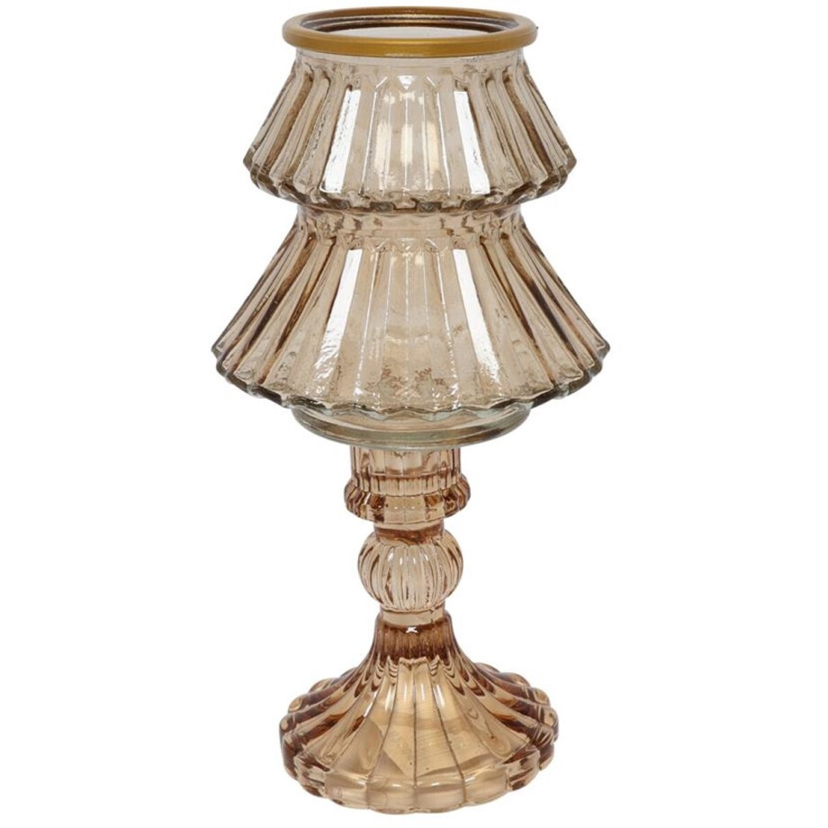 Kandelaar boom S bruin Ø10,5xH18,5cm afbeelding 1