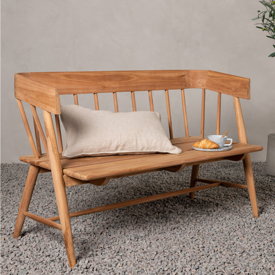 Nohr Tuinbank 'Jasmen' Teakhout, 132cm Nohr Tuinbank 'Jasmen' Teakhout, 132cm afbeelding 1
