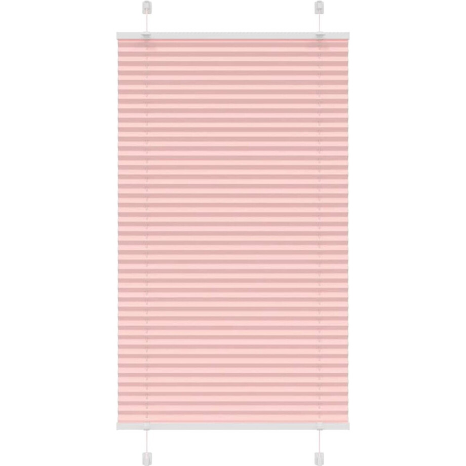 vidaXL - Plissé - rolgordijn - 80x150 - cm - stofbreedte - 79,4 - cm - polyester - roze vidaXL - Plissé - rolgordijn - 80x150 - cm - stofbreedte - 79,4 - cm - polyester - roze afbeelding 1
