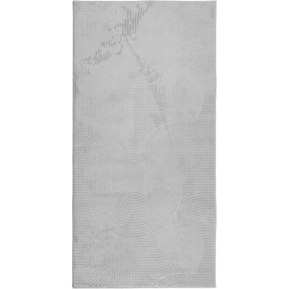 vidaXL - Vloerkleed - IZA - laagpolig - Scandinavisch - 100x200 - cm - grijs afbeelding 1
