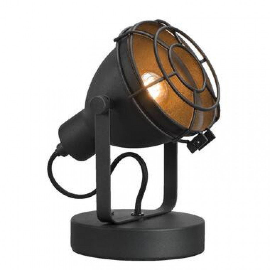 Tafellamp Do - zwart - 12 cm - Leen Bakker afbeelding 1