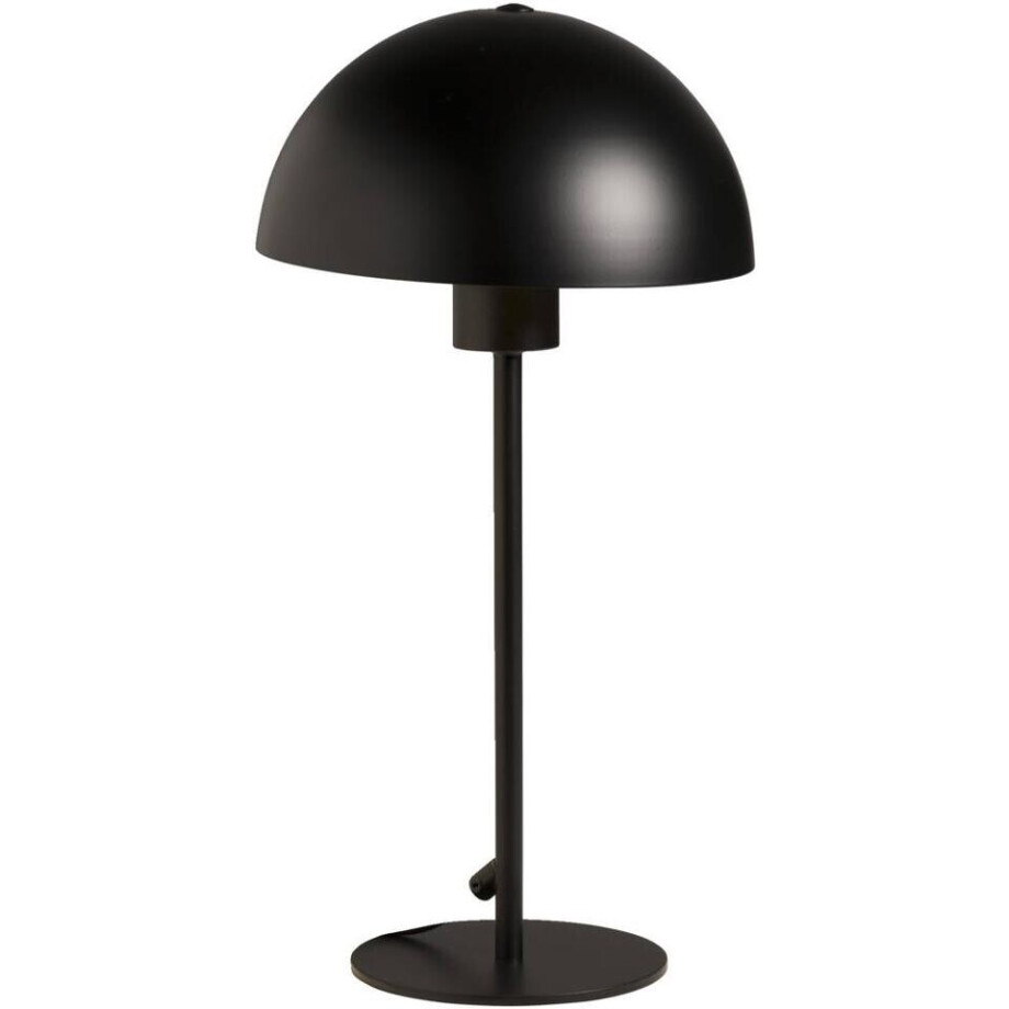 Leen Bakker - Tafellamp Yuki - Mat - E27 - 39xØ20 Cm - Metaal - Zwart afbeelding 1