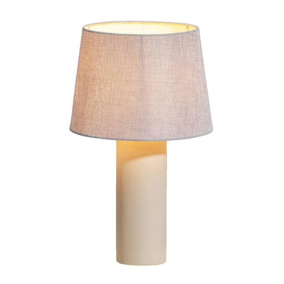 Leen Bakker - Tafellamp Murcia E27 - Beton - 51xØ31 Cm - Cement - Grijs - 30x30x51 Cm Leen Bakker - Tafellamp Murcia E27 - Beton - 51xØ31 Cm - Cement - Grijs - 30x30x51 Cm afbeelding 1