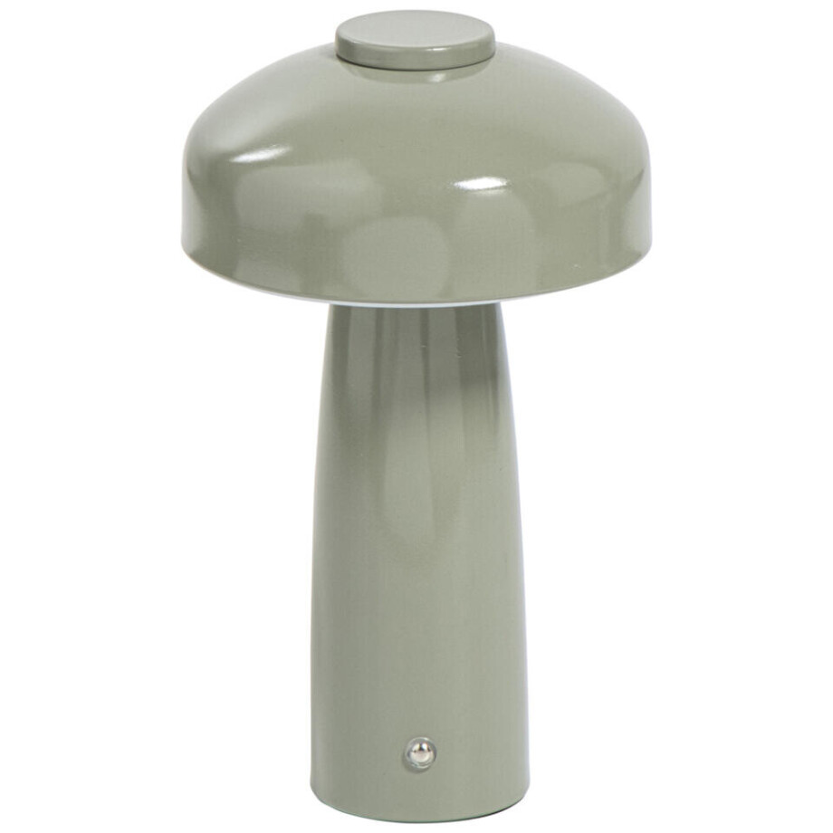Leen Bakker - Tafellamp Tinn USB LED - 25,5x15x15 Cm - Metaal - Groen afbeelding 1