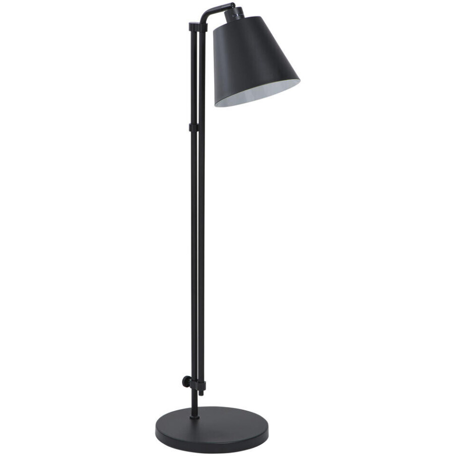 Leen Bakker - Vloerlamp Xemm - - E27 - 110x30xØ25 Cm - Metaal - Zwart afbeelding 1