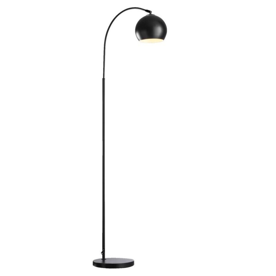 Leen Bakker - Vloerlamp Dina - 148 X 24 Cm - Metaal - Zwart afbeelding 1