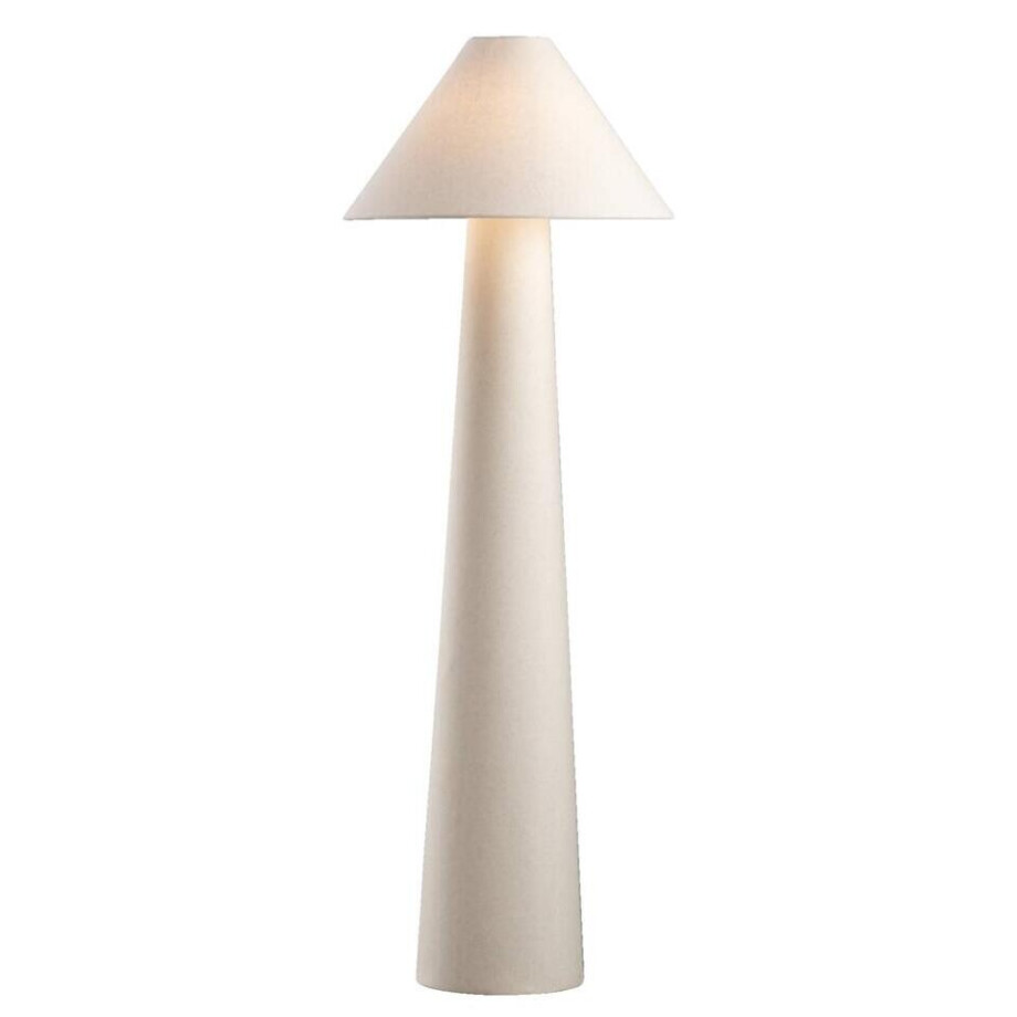 40% korting - Leen Bakker - Vloerlamp Skye - Ø50x140 Cm - Stof - Beige 40% korting - Leen Bakker - Vloerlamp Skye - Ø50x140 Cm - Stof - Beige afbeelding 1