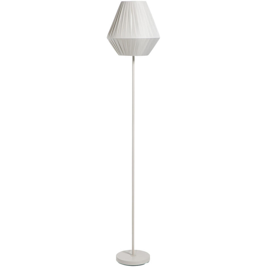 Leen Bakker - Vloerlamp Feline E27 - 151x30x30 Cm - Metaal/Polyether - Grijs afbeelding 1