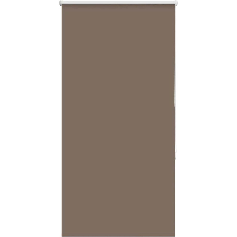 vidaXL - Rolgordijn - verduisterend - koffie - 80x150 - cm - stofbreedte - 75,7 - cm afbeelding 1