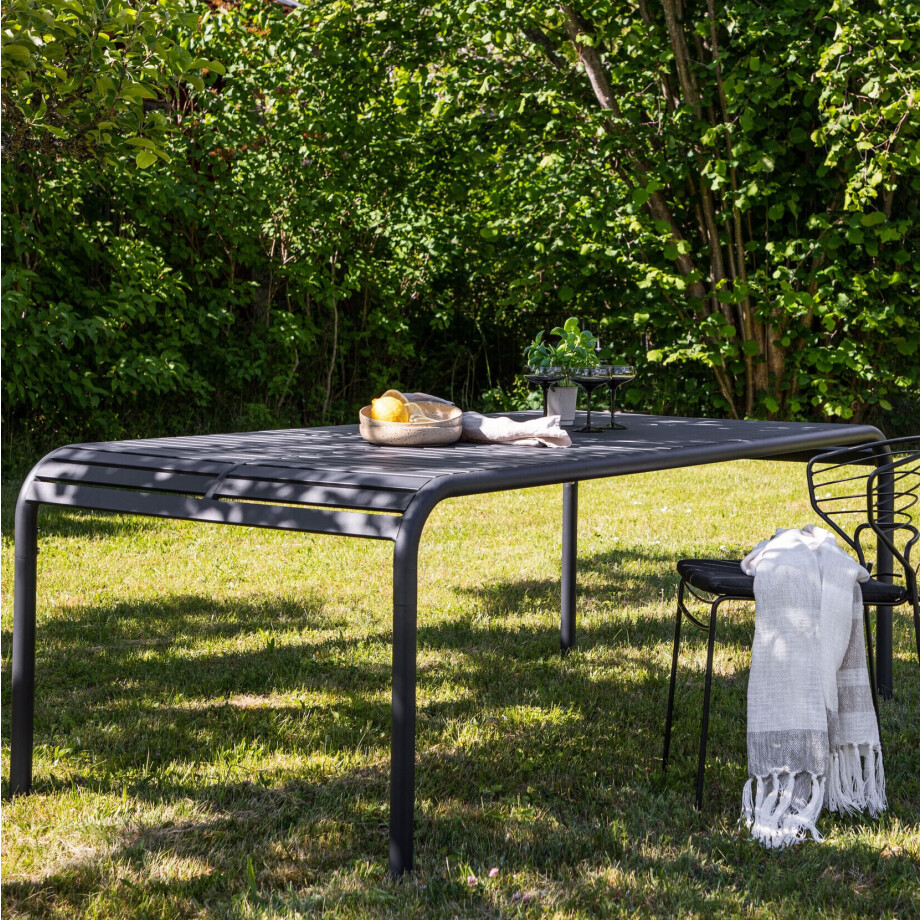 Nohr Tuintafel 'Jackelin' 200 x 100cm, kleur Antraciet afbeelding 1