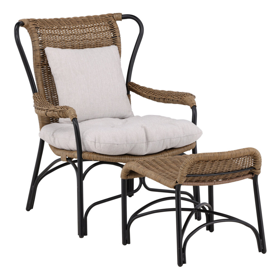 Nohr Outdoor Loungestoel 'Markie' Rattan afbeelding 1