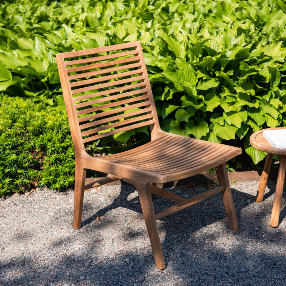 Nohr Outdoor Loungestoel 'Hervey' Teakhout afbeelding 1
