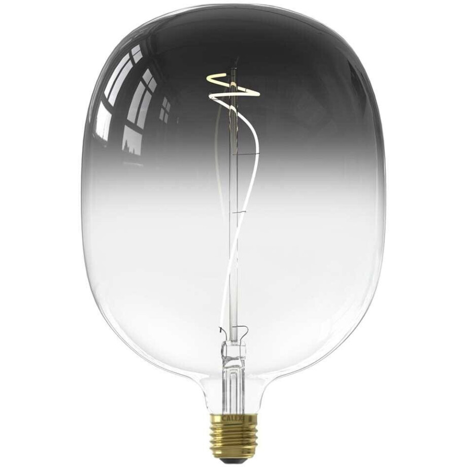 Leen Bakker - Calex Avesta LED - 5W - Dimbaar - Glas - Grijs - H27 Cm afbeelding 1