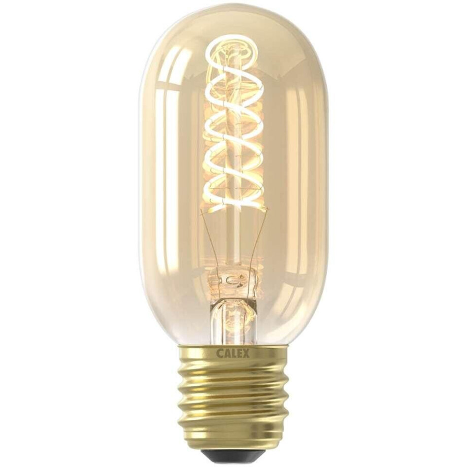 Leen Bakker - Calex LED-buislamp - Goudkleur - E27 - 200 Lumen - Glas - Goudkleurig - H11 Cm afbeelding 1