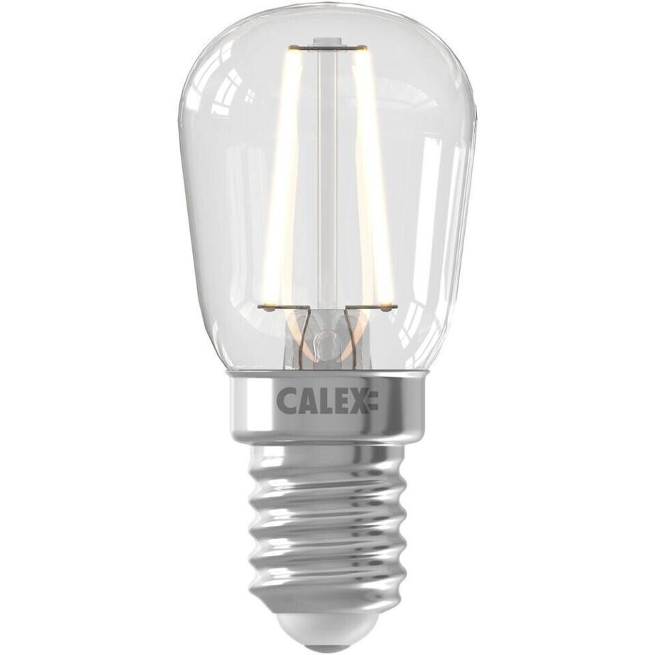 Leen Bakker - Calex LED Buislamp - T26x58 - Helder - E14 - 1.5W - 136LM - Dimbaar - Glas - Transparant - H5.8 Cm afbeelding 1