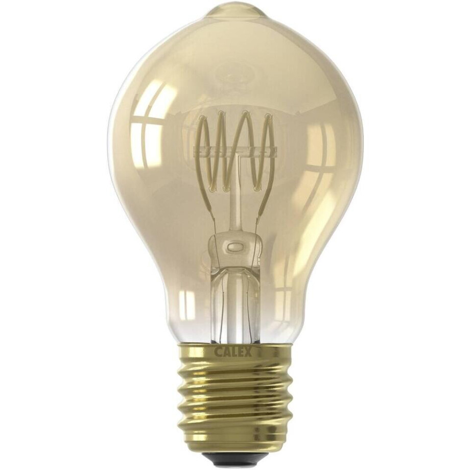 Leen Bakker - LED Standaardlamp - Goud - E27 - 5.5W - Glas - Goudkleurig - H10.9 Cm afbeelding 1