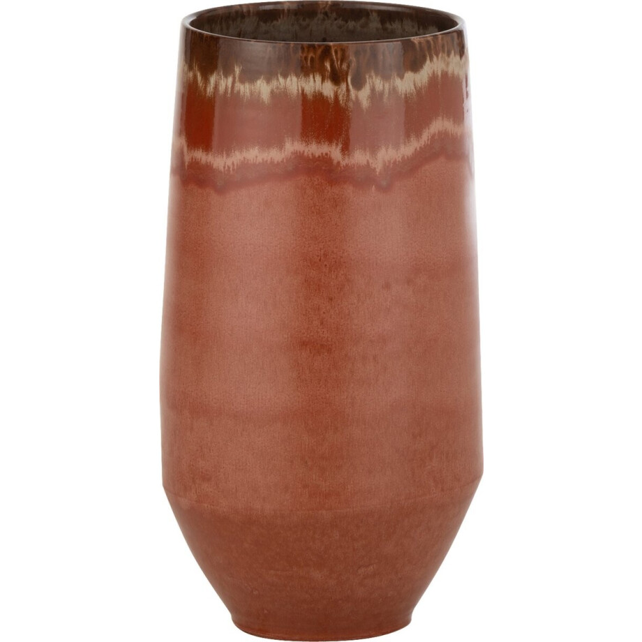 J-Line vaas Aline Lang - keramiek - rood - large - 50 cm hoog J-Line vaas Aline Lang - keramiek - rood - large - 50 cm hoog afbeelding 1