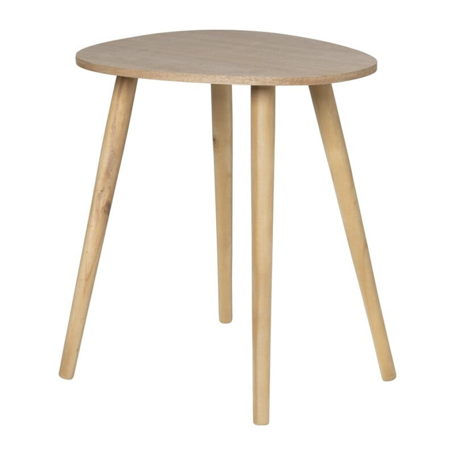 Bijzettafel lund ovaal klein - naturel - 50x38x45 cm Bijzettafel lund ovaal klein - naturel - 50x38x45 cm afbeelding