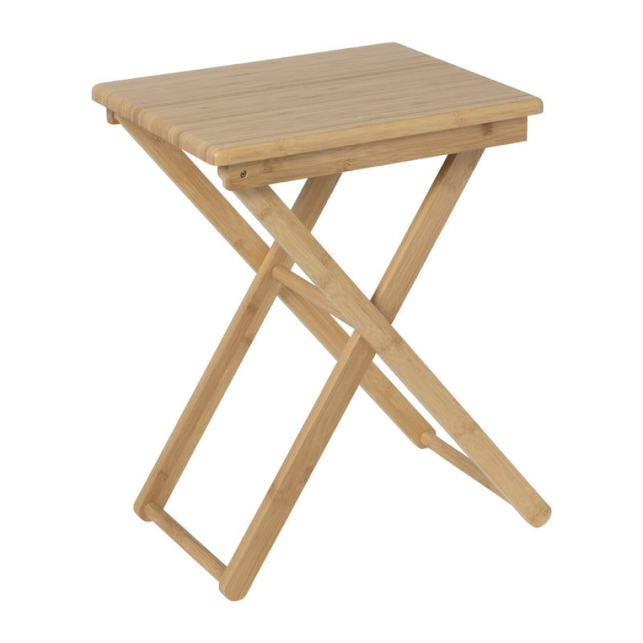 Klaptafel beibu - bamboe - naturel - 42x30x52 cm afbeelding 