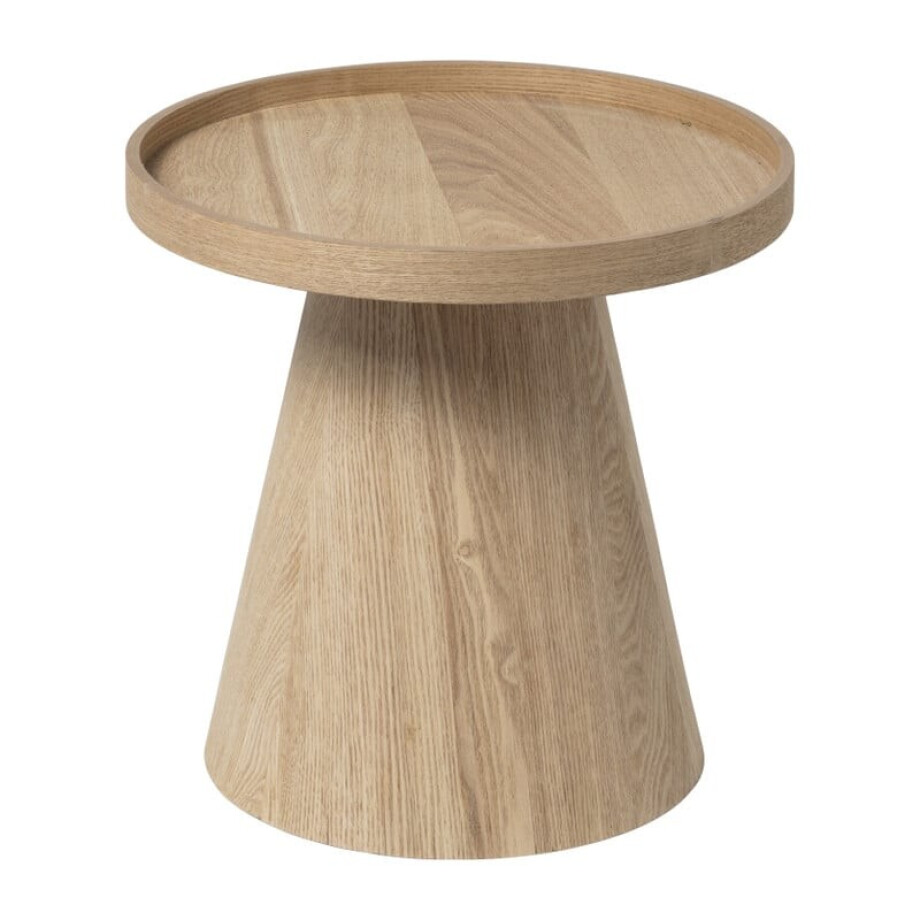 Bijzettafel Rondo klein - naturel - ø38.8x38 cm afbeelding 