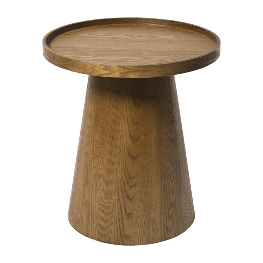 Bijzettafel Rondo groot - bruin - ø45x50 cm afbeelding 