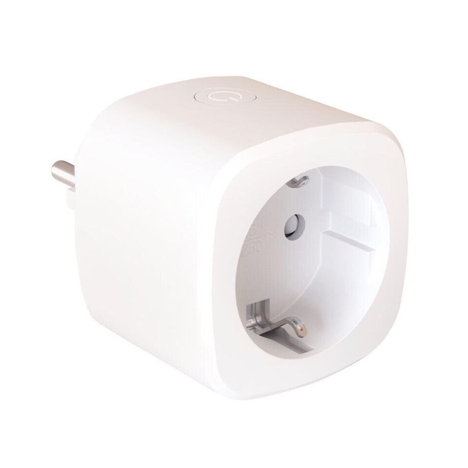 Leen Bakker - Calex Smart Connect Powerplug EU - 5,9x5,5x5,5 Cm - Kunststof - Wit Leen Bakker - Calex Smart Connect Powerplug EU - 5,9x5,5x5,5 Cm - Kunststof - Wit afbeelding 1